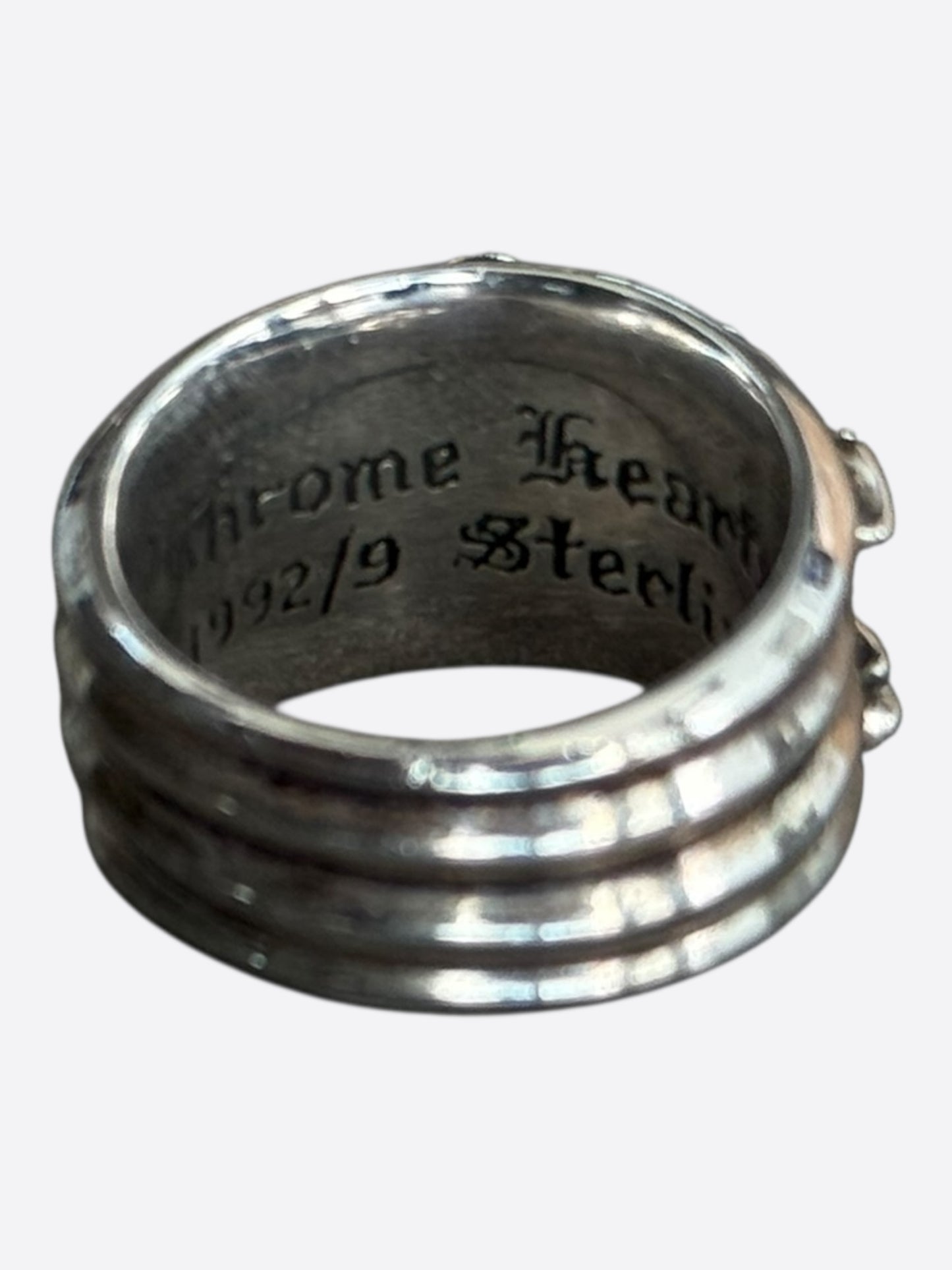 Chrome Hearts Silver Dagger Ring