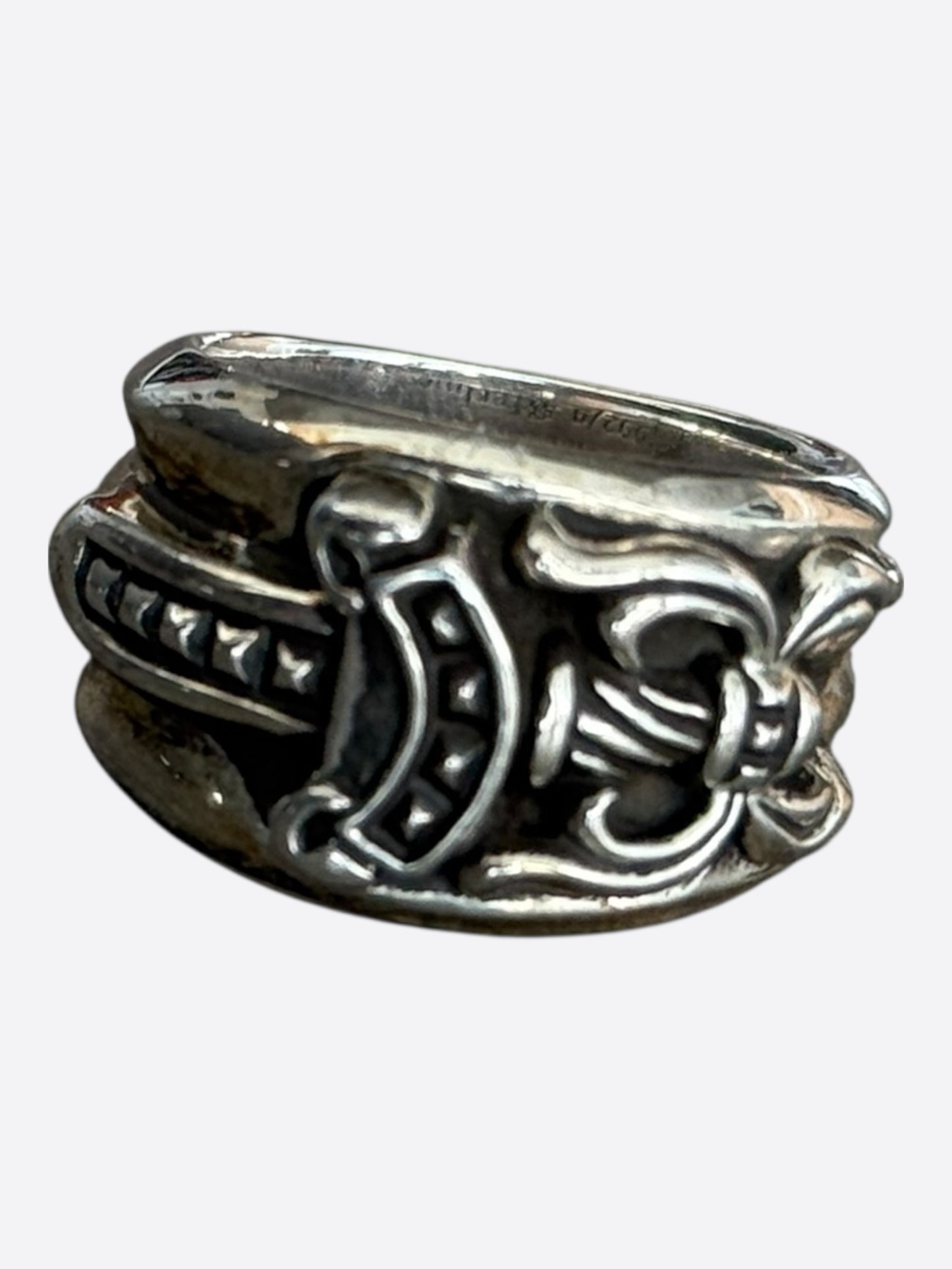 Chrome Hearts Silver Dagger Ring