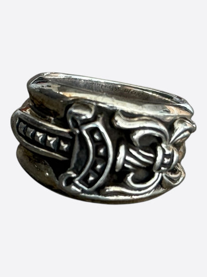 Chrome Hearts Silver Dagger Ring