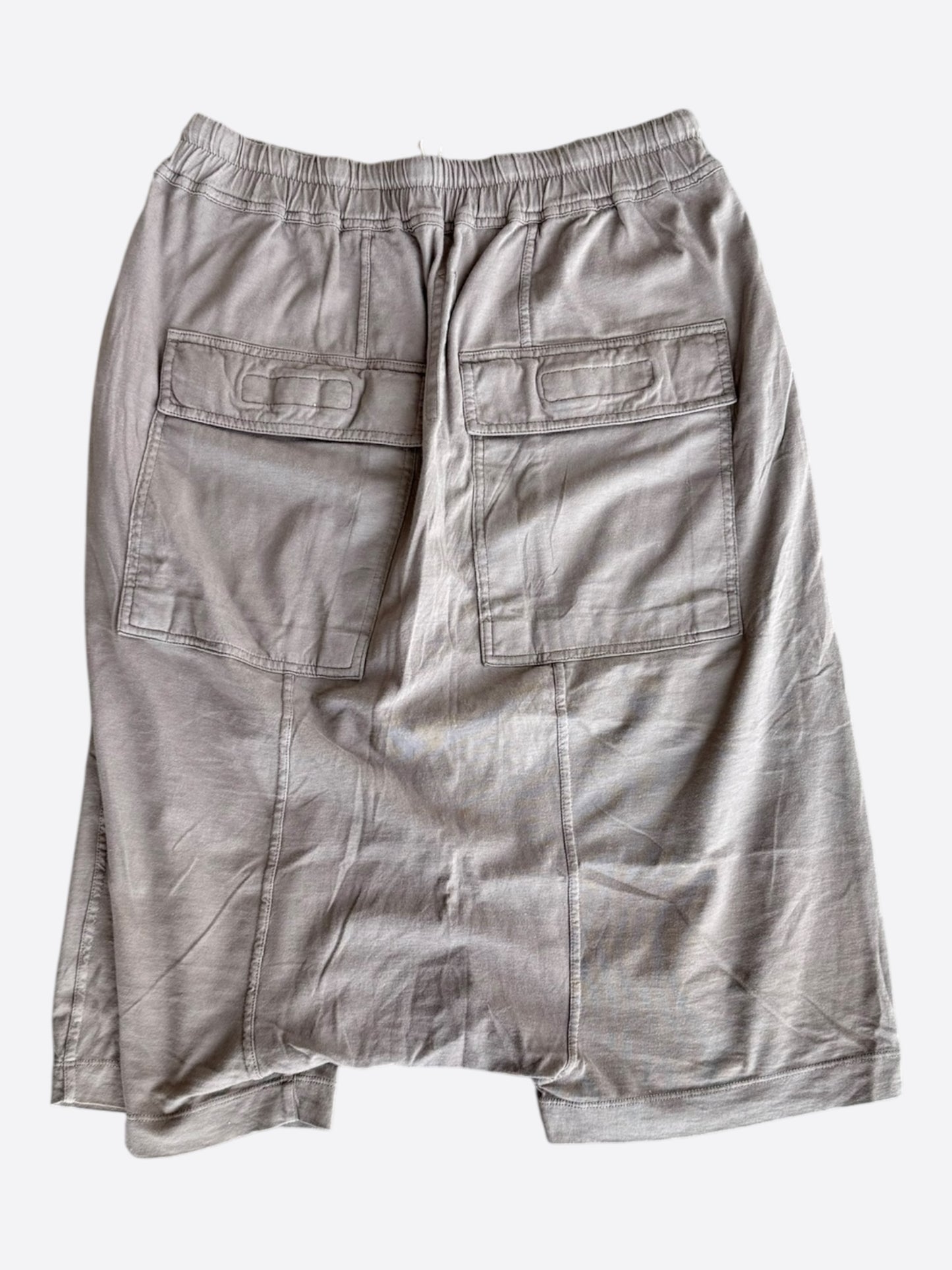 Rick Owens Beige Pods Shorts