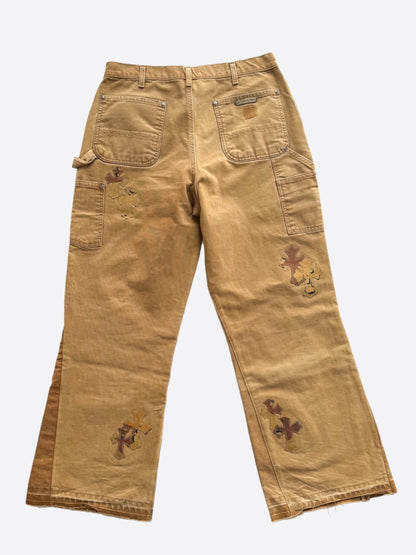 Chrome Hearts Gallery Dept Carhartt Tan Sex Records Cross Patch Carpenter Pants