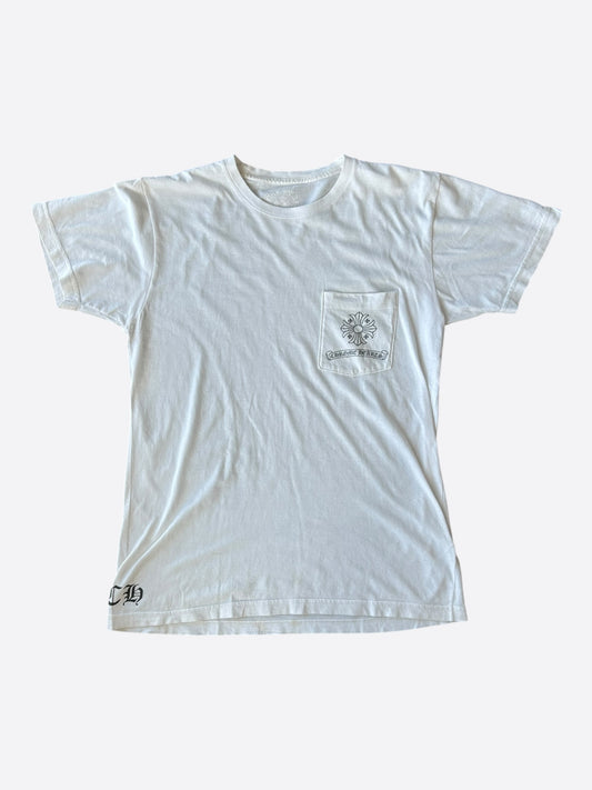 Chrome Hearts White & Black Cross Logo T-Shirt