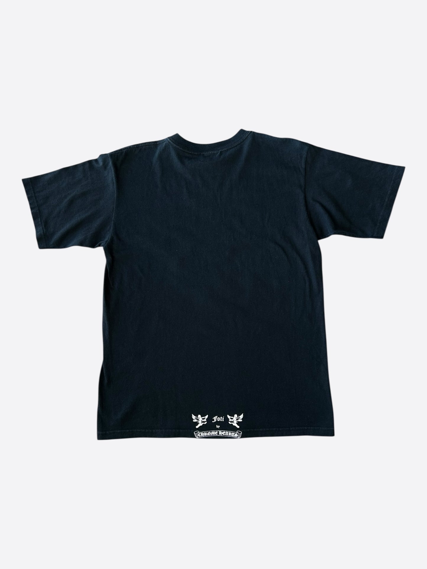 Chrome Hearts Black & White Foti Graphic T-Shirt