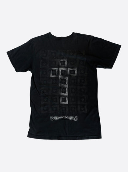 Chrome Hearts Black & White Square Cross T-Shirt