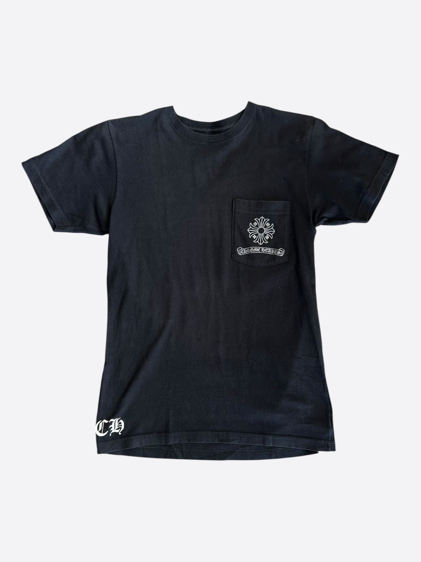 Chrome Hearts Black & White Square Cross T-Shirt