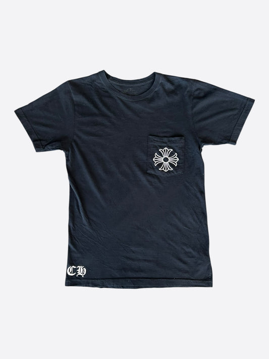 Chrome Hearts Black & White Cross Logo T-Shirt