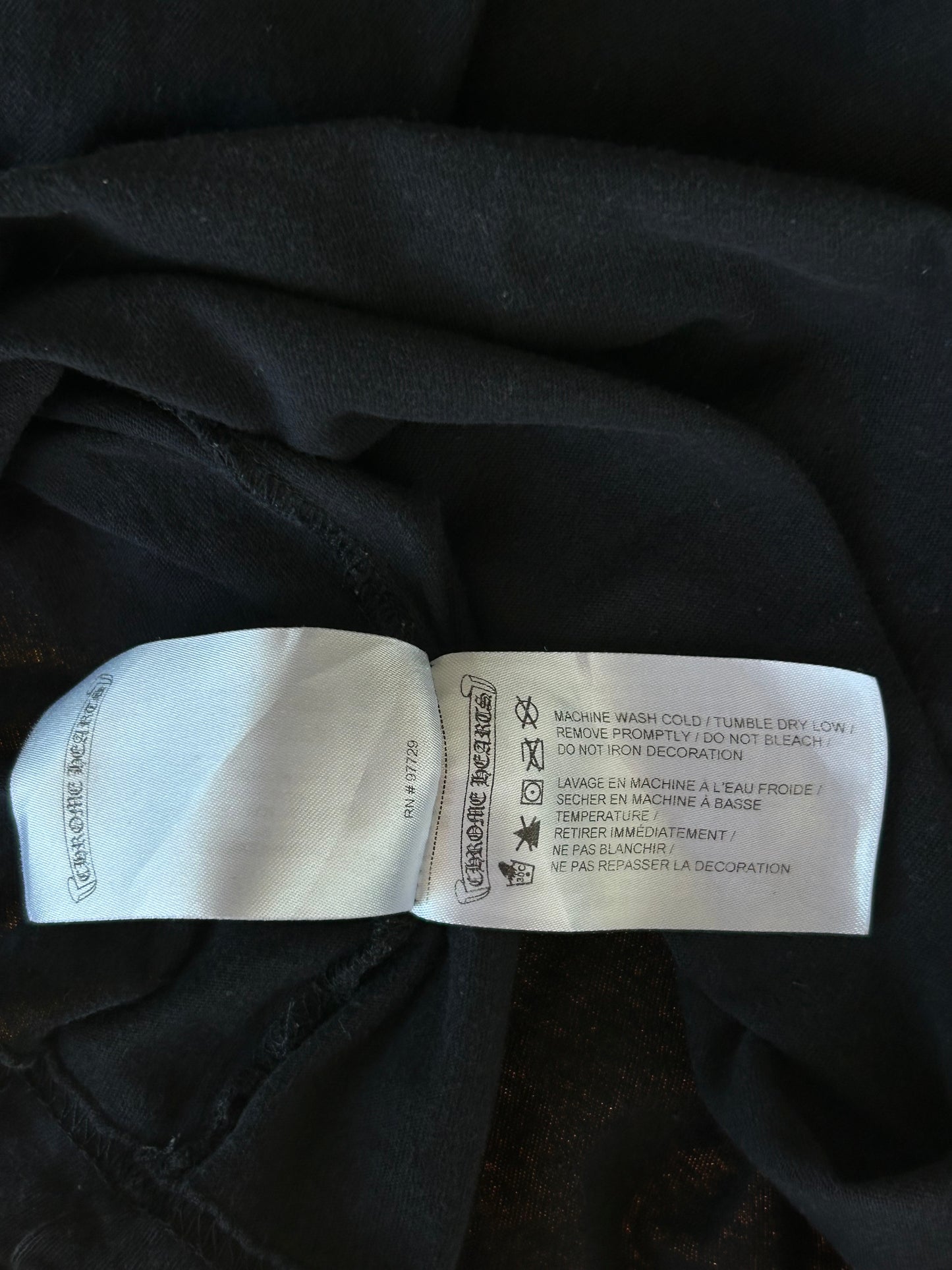 Chrome Hearts Black Sunset Gradient T-Bar T-Shirt