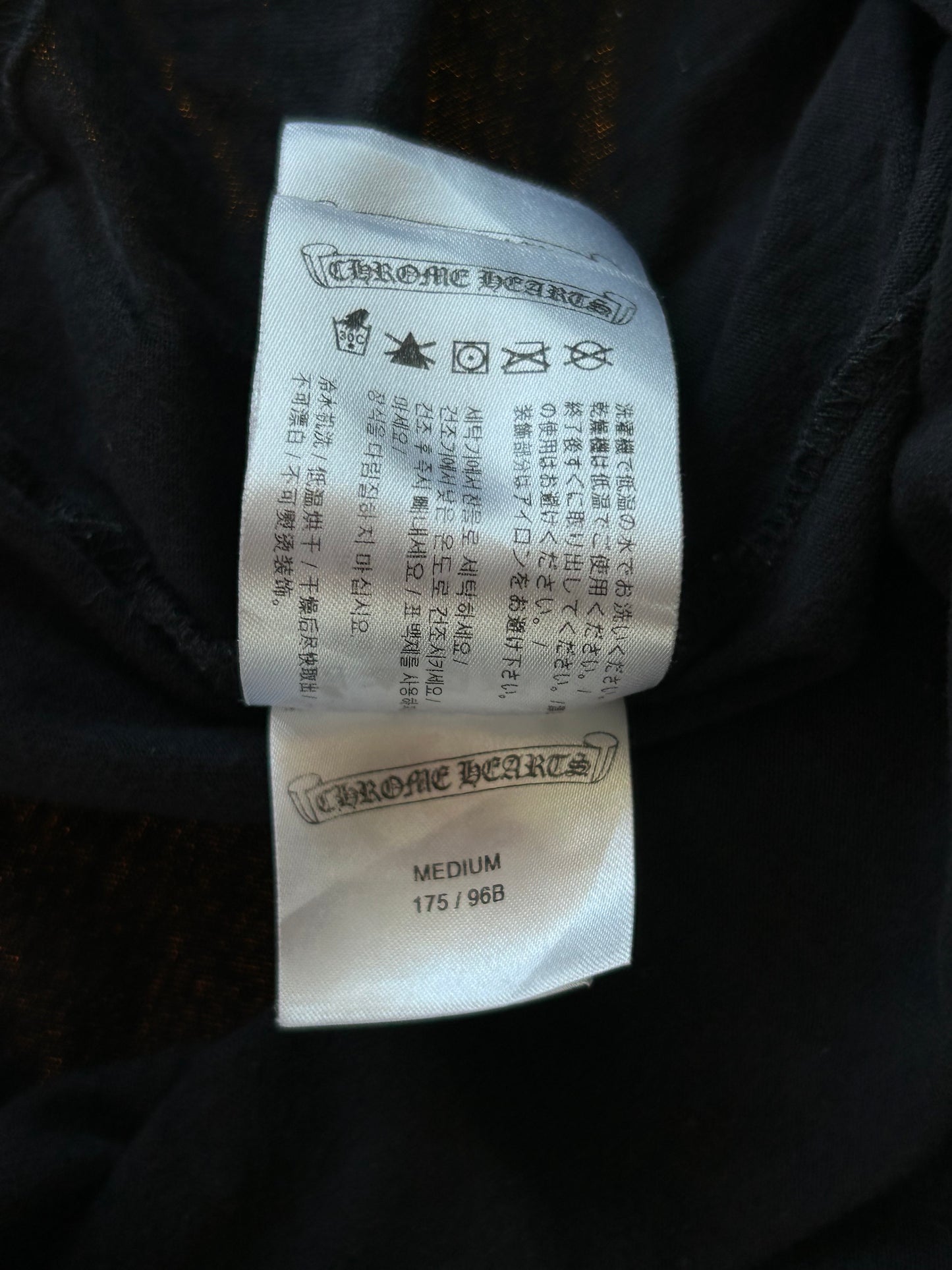 Chrome Hearts Black Sunset Gradient T-Bar T-Shirt