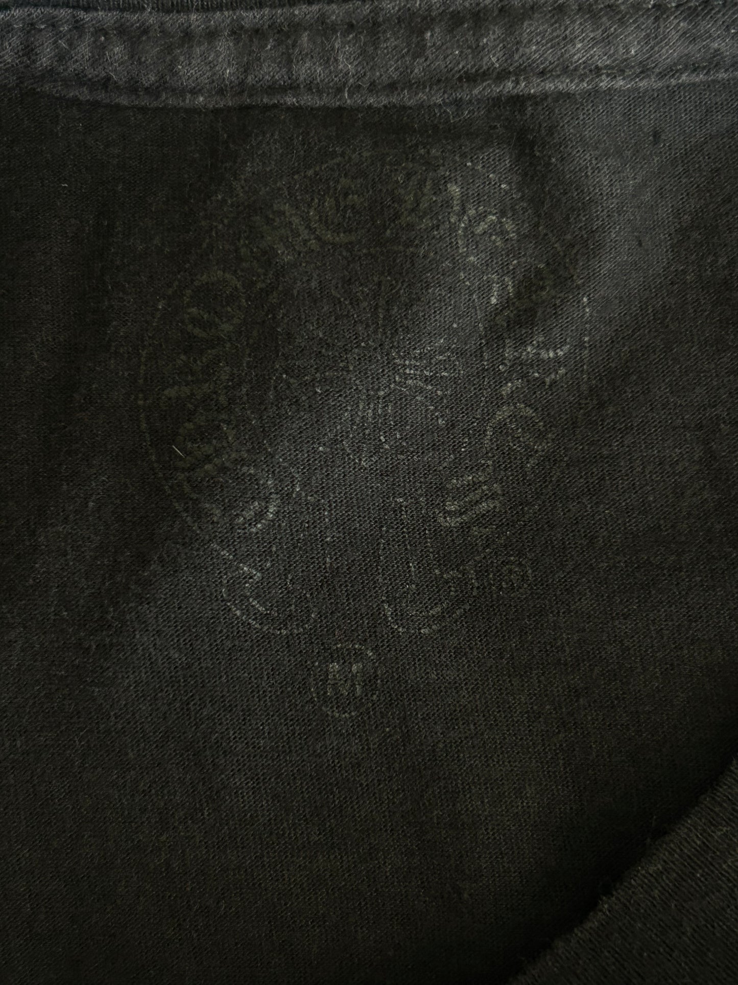 Chrome Hearts Miami Exclusive Black & White Horseshoe Logo T-Shirt