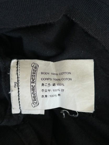 Chrome Hearts Black & White Foti Skull Graphic T-Shirt