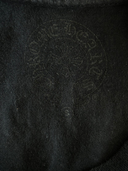Chrome Hearts Black & White Dagger Logo T-Shirt
