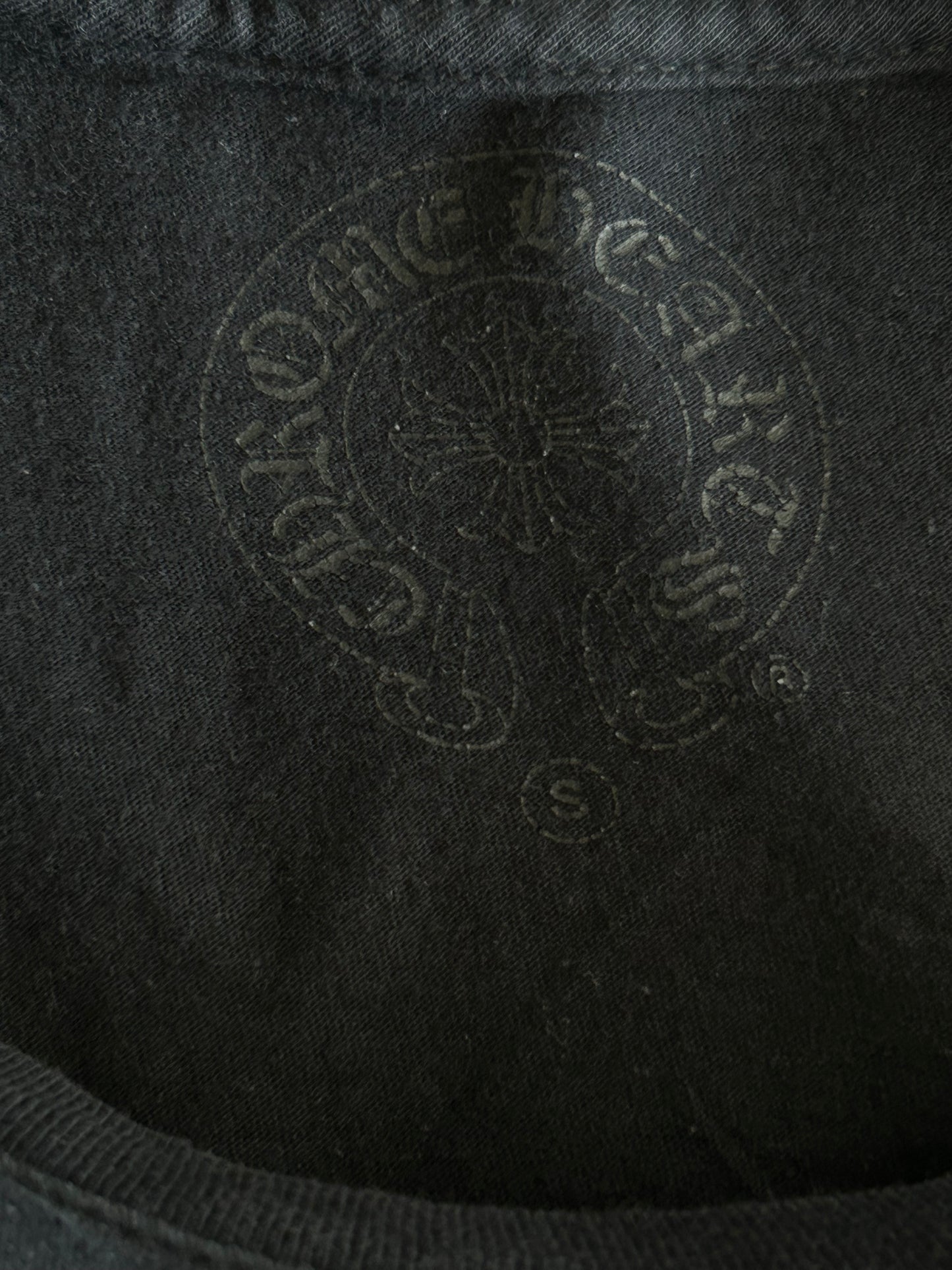 Chrome Hearts Black & White Cross Logo T-Shirt