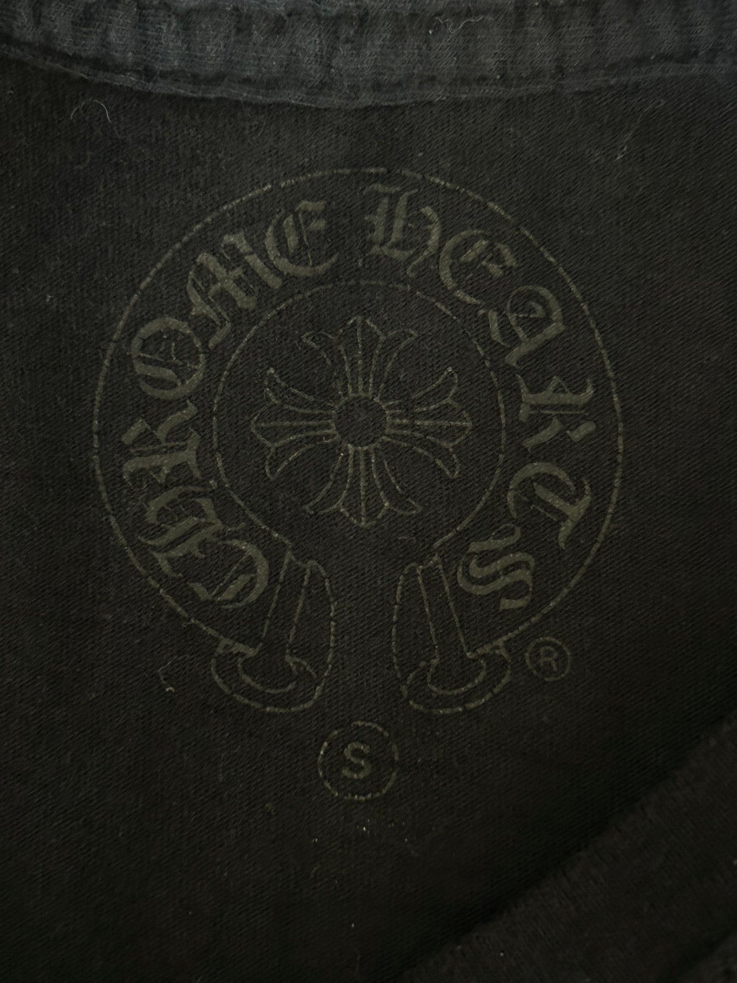 Chrome Hearts Black & White Los Angeles Exclusive Cross Logo T-Shirt