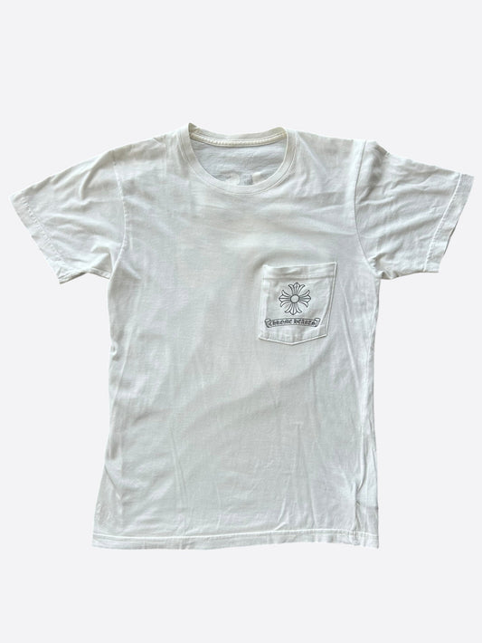 Chrome Hearts White & Black Dagger Logo T-Shirt