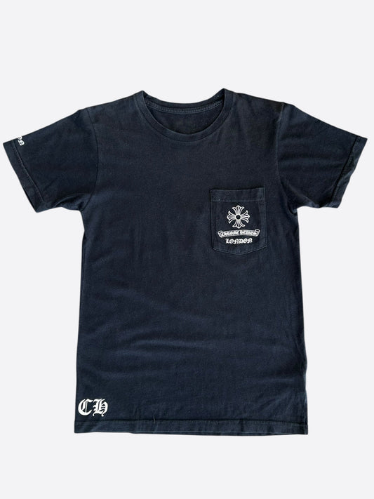 Chrome Hearts Black & White London Exclusive Cross Logo T-Shirt