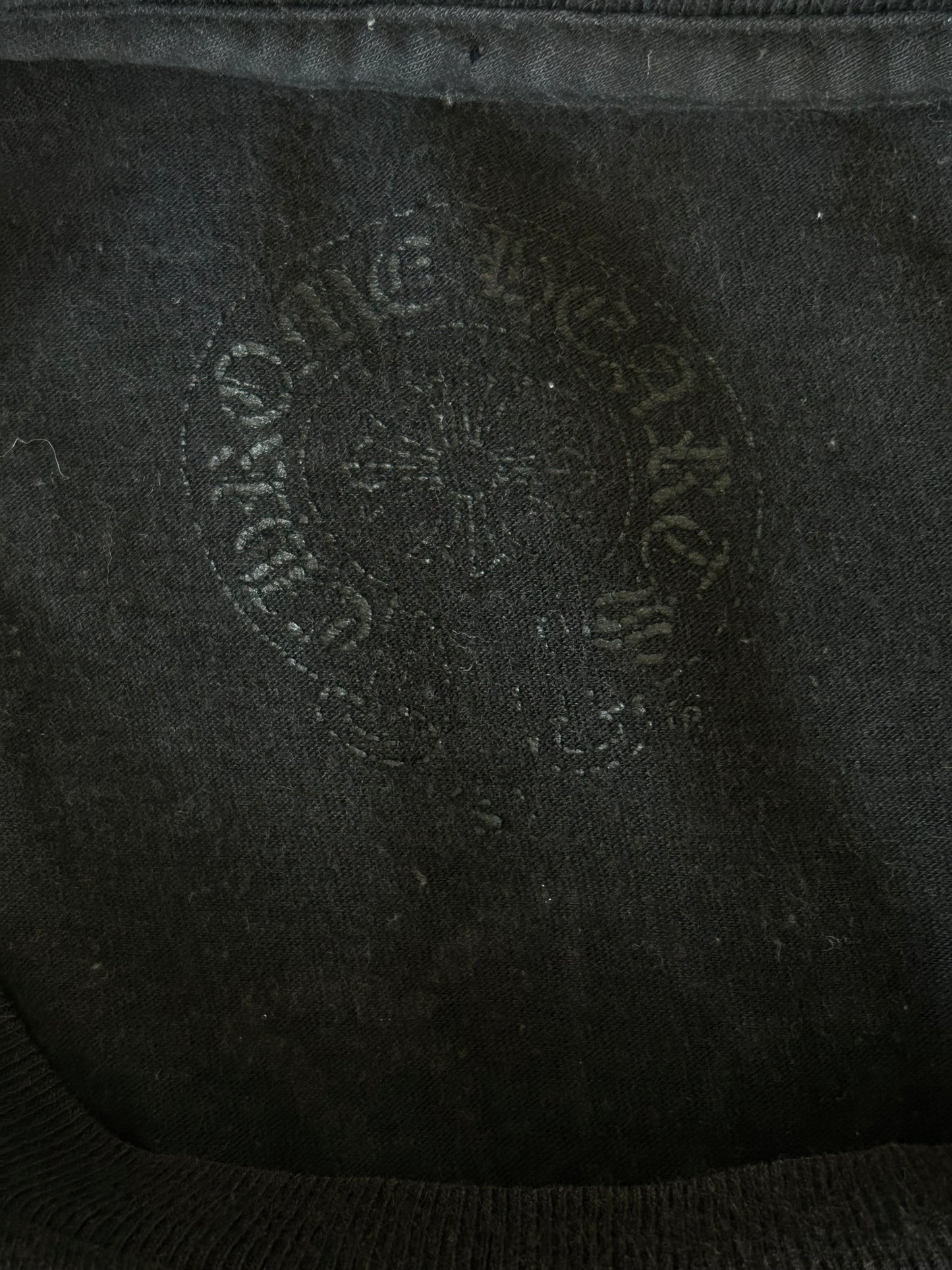 Chrome Hearts Black & White Cross Logo T-Shirt