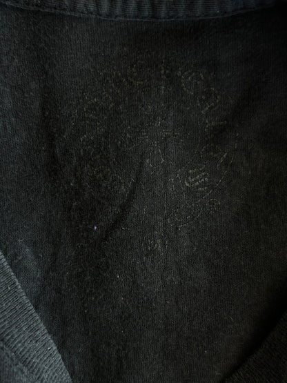 Chrome Hearts Black & White Jacquard Horseshoe Logo T-Shirt