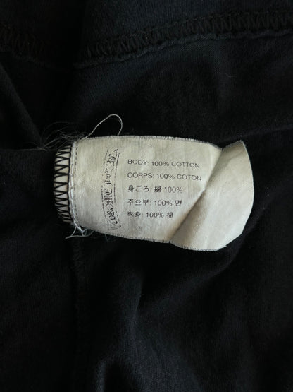 Chrome Hearts Black & White Jacquard Horseshoe Logo T-Shirt