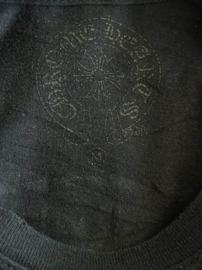 Chrome Hearts Black & White T-Bar Logo T-Shirt
