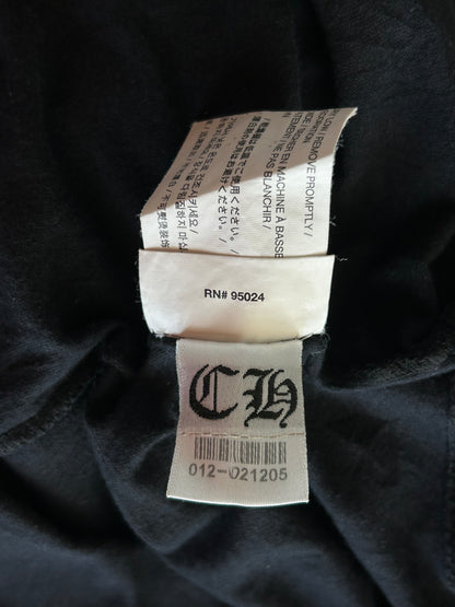 Chrome Hearts Black & White T-Bar Logo T-Shirt