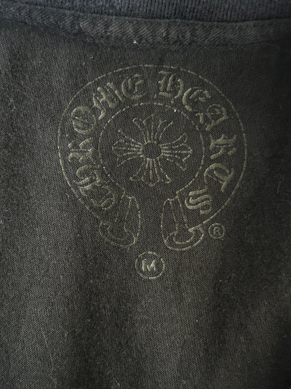 Chrome Hearts London Exclusive Black & White Horseshoe Logo T-Shirt