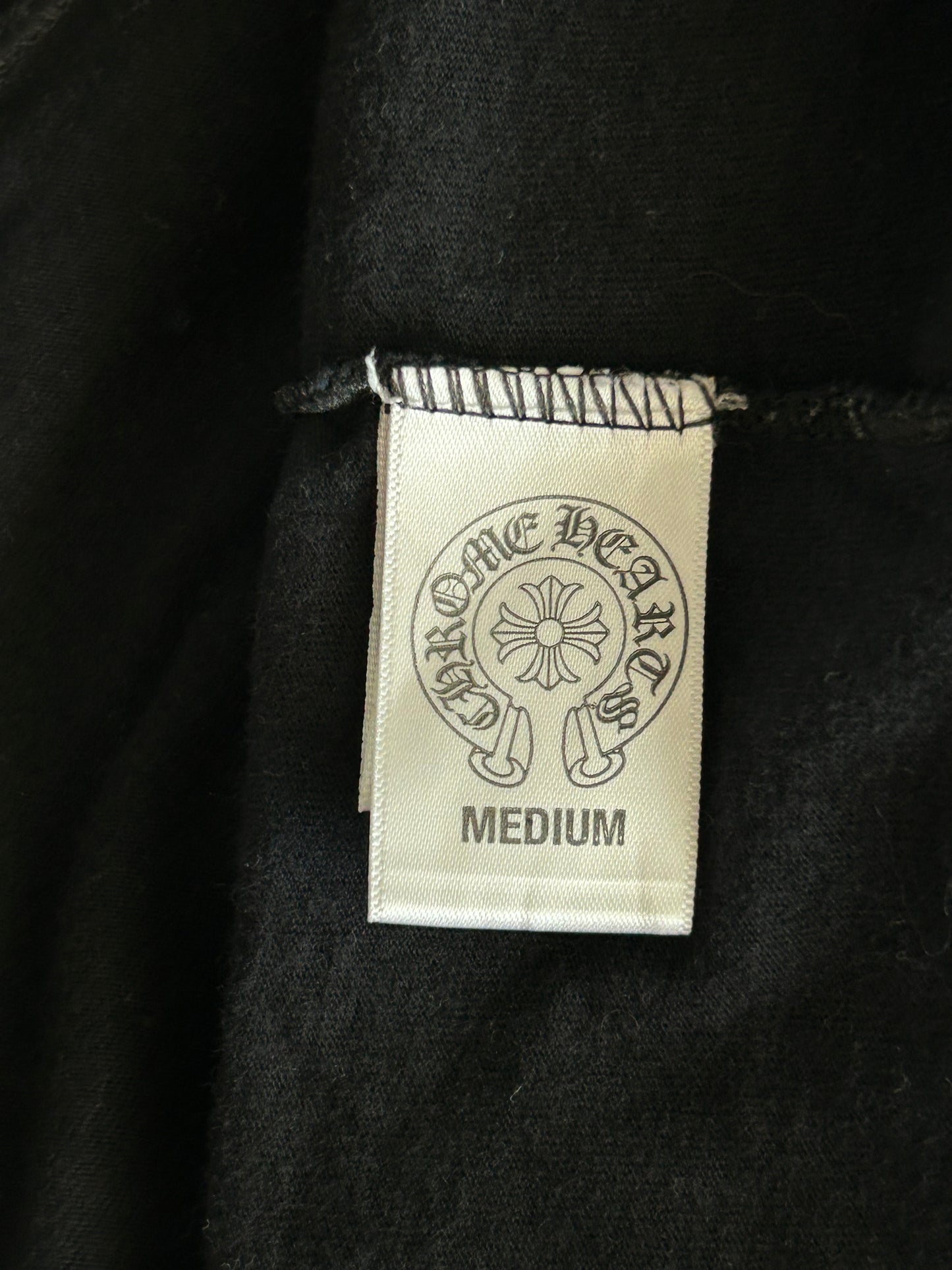 Chrome Hearts London Exclusive Black & White Horseshoe Logo T-Shirt