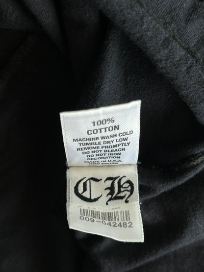 Chrome Hearts London Exclusive Black & White Horseshoe Logo T-Shirt
