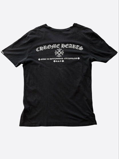 Chrome Hearts Black & White Cross Logo T-Shirt