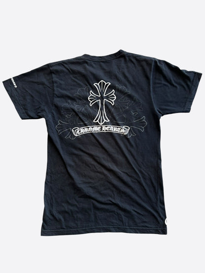 Chrome Hearts Black & White Cross Logo T-Shirt