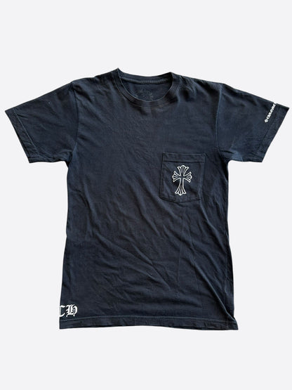 Chrome Hearts Black & White Cross Logo T-Shirt