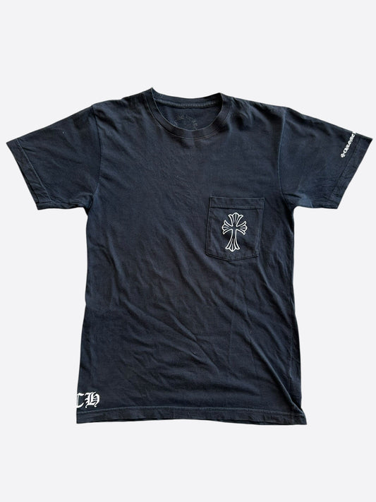 Chrome Hearts Black & White Cross Logo T-Shirt
