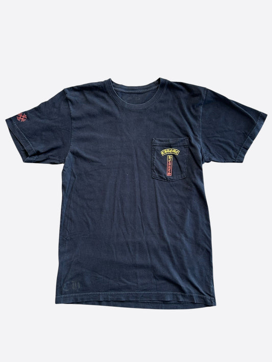 Chrome Hearts Black Sunset Gradient T-Bar T-Shirt