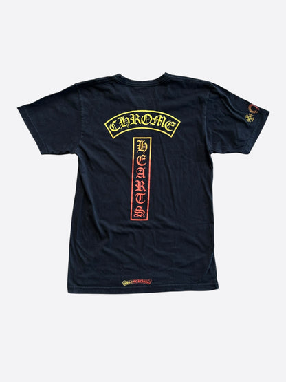 Chrome Hearts Black Sunset Gradient T-Bar T-Shirt