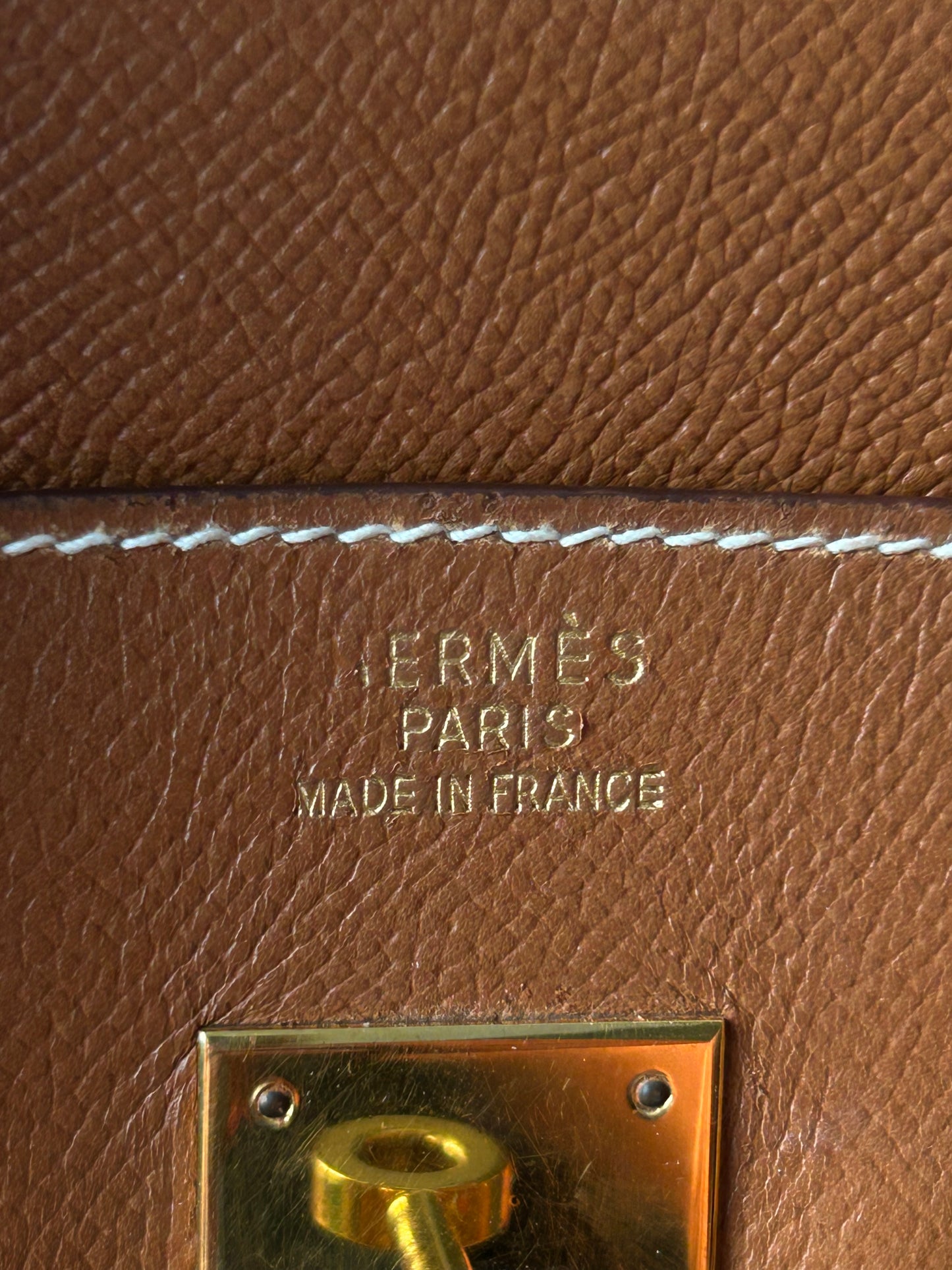 Hermes Brown Epsom & Gold Hardware Birkin 30
