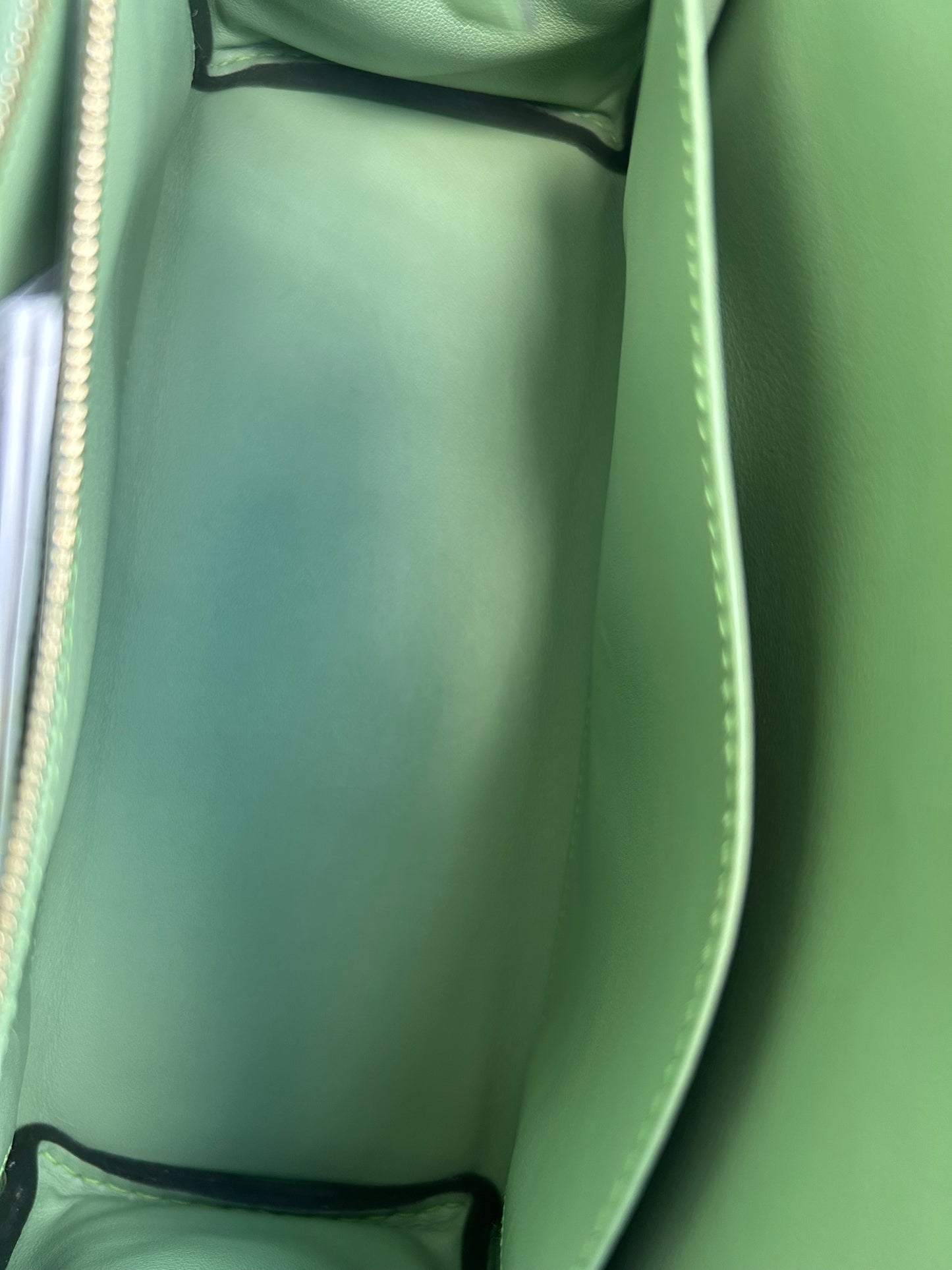 Hermes Vert Cricquet Swift & Gold Hardware Kelly 25