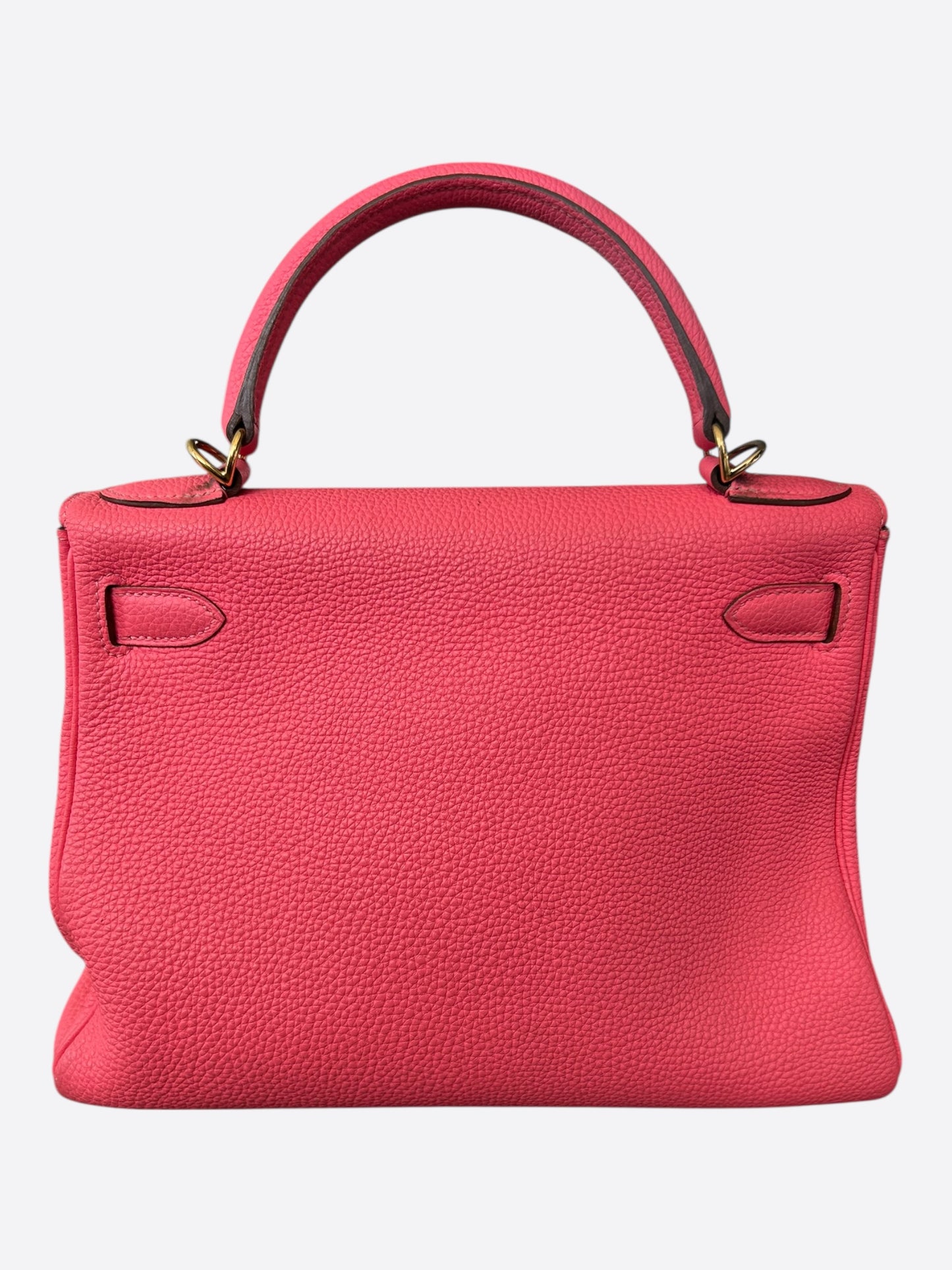 Hermes Pink Togo & Gold Hardware Kelly 28