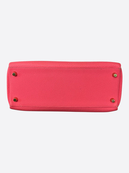 Hermes Pink Togo & Gold Hardware Kelly 28