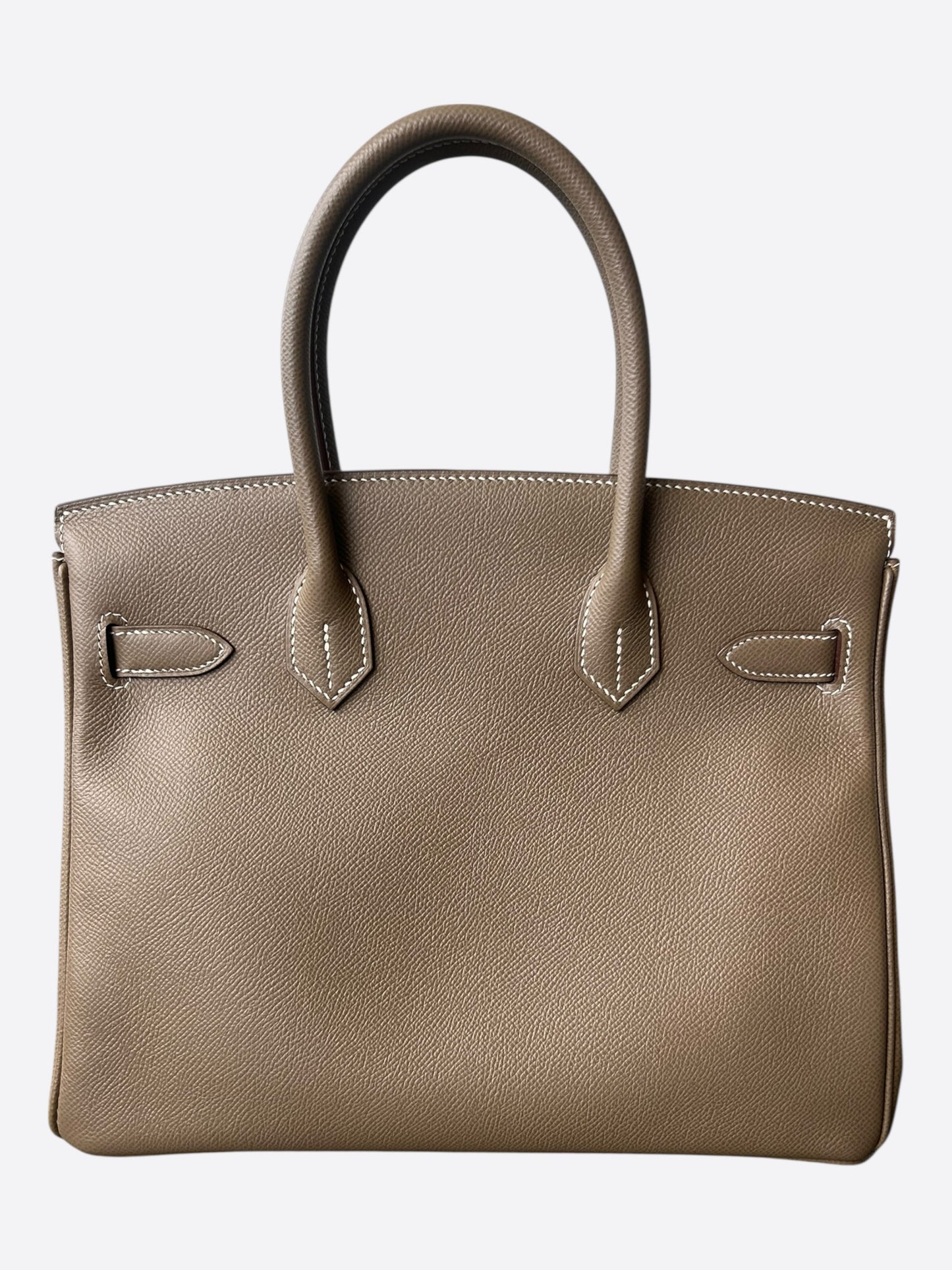 Hermes Etoupe Epsom & Gold Hardware Birkin 30