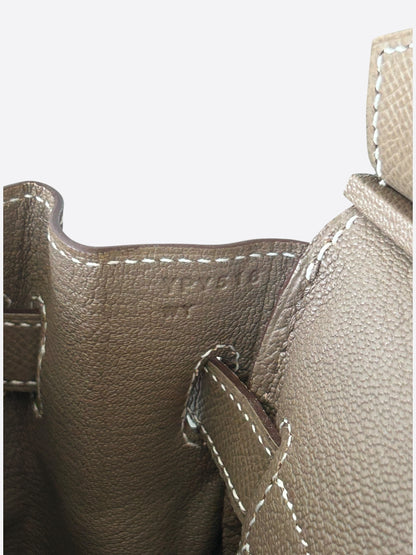 Hermes Etoupe Epsom & Gold Hardware Birkin 30