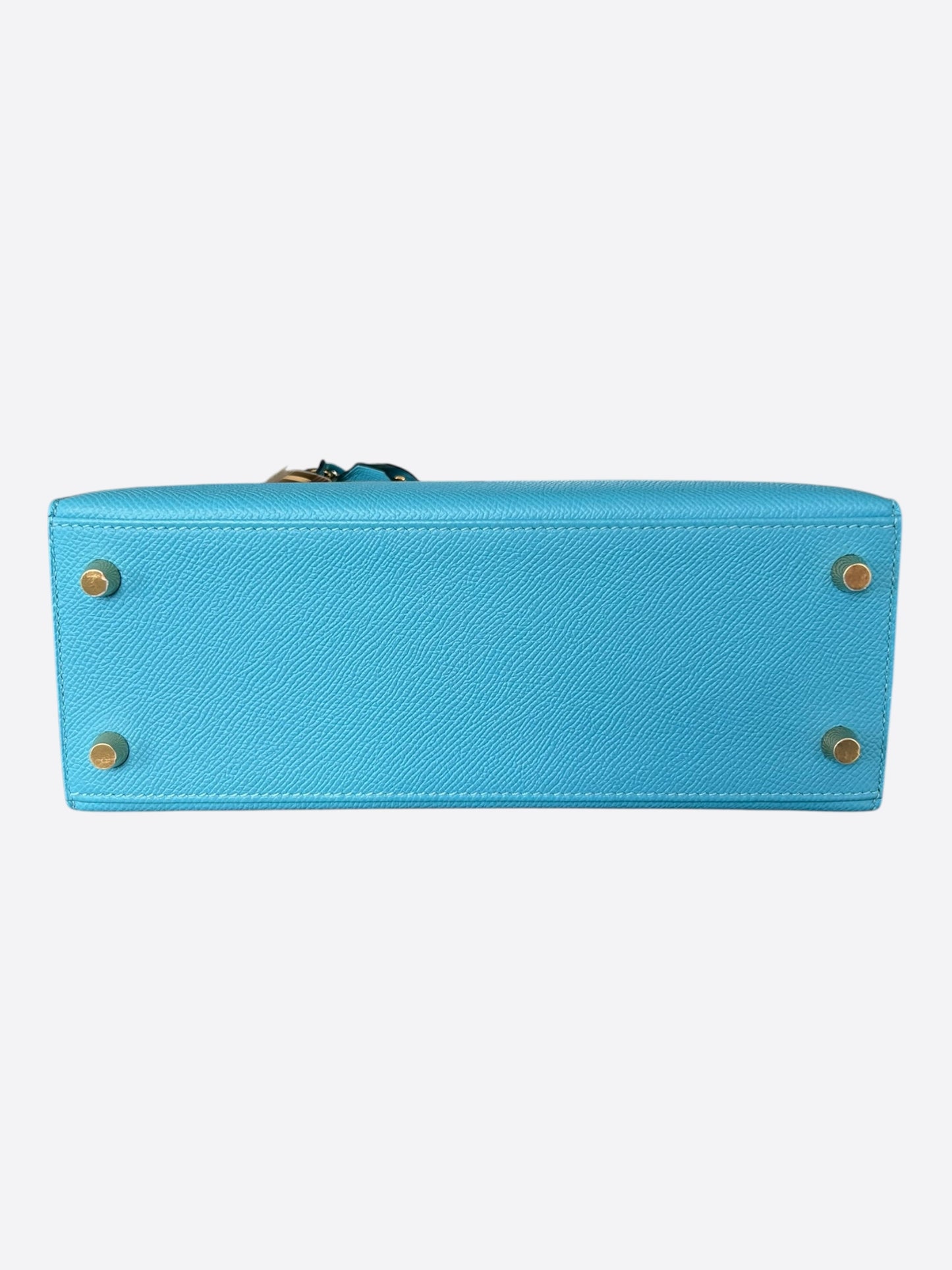 Hermes Bleu Du Nord Epsom & Gold Hardware Kelly 25
