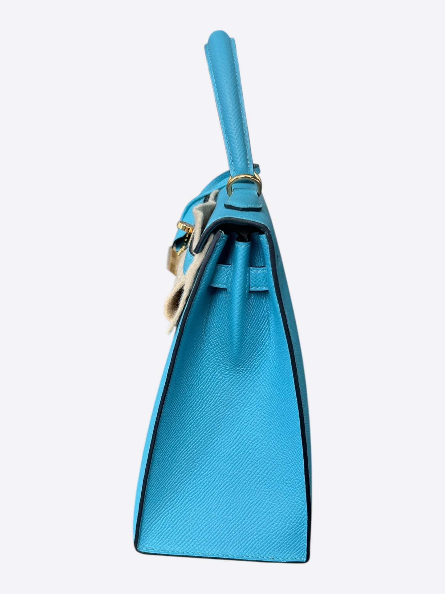 Hermes Bleu Du Nord Epsom & Gold Hardware Kelly 25
