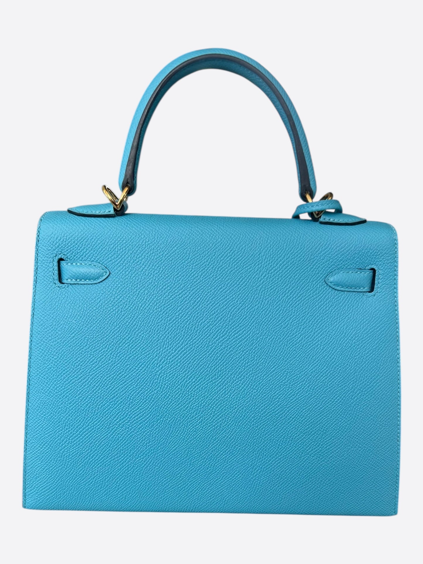 Hermes Bleu Du Nord Epsom & Gold Hardware Kelly 25