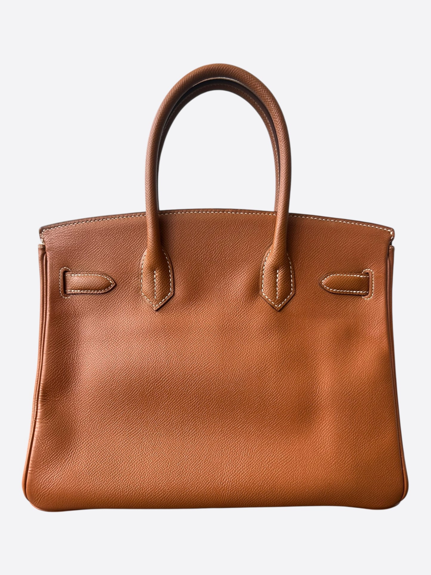 Hermes Brown Epsom & Gold Hardware Birkin 30