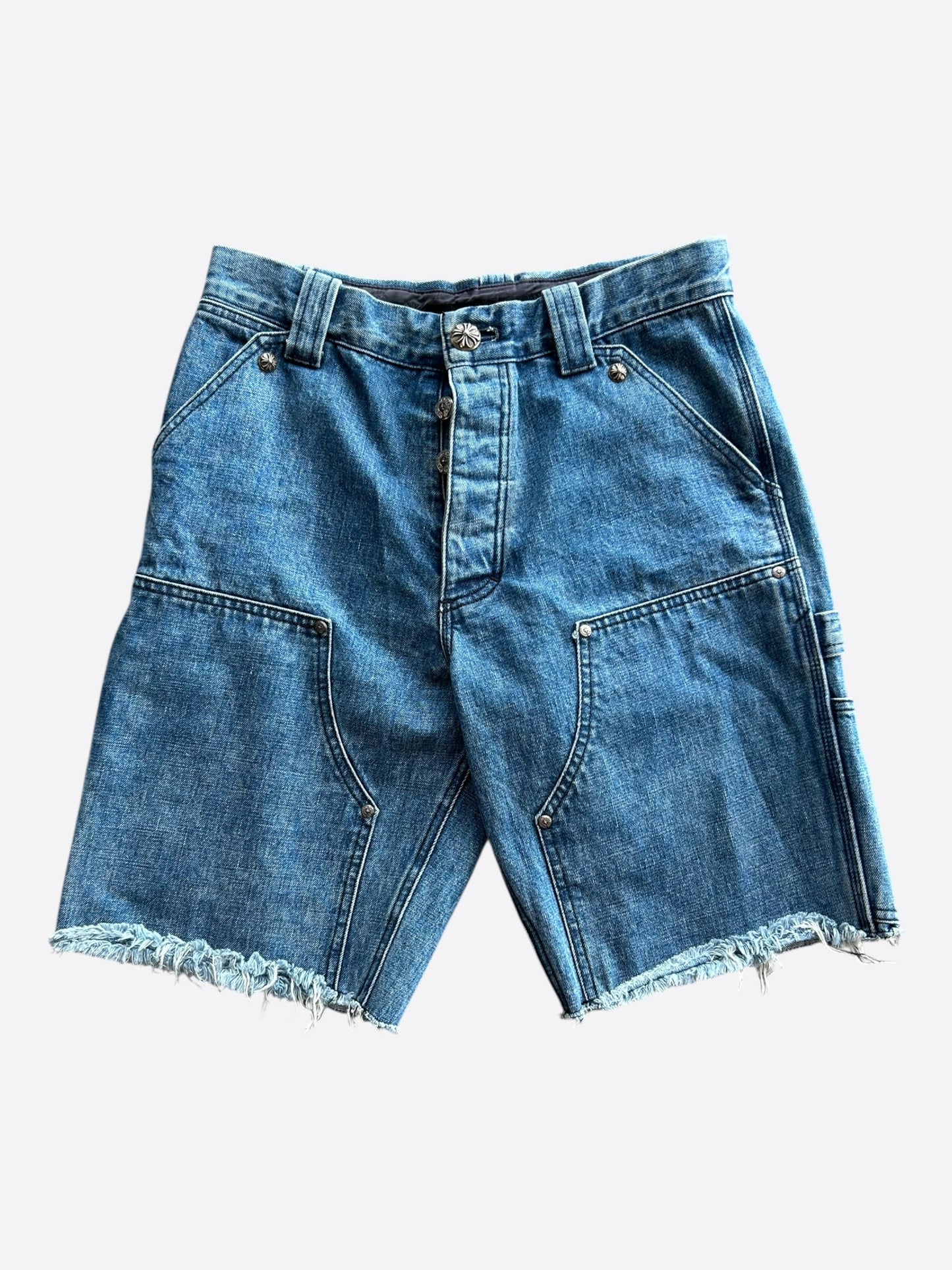 Chrome Hearts Blue Carpenter Shorts