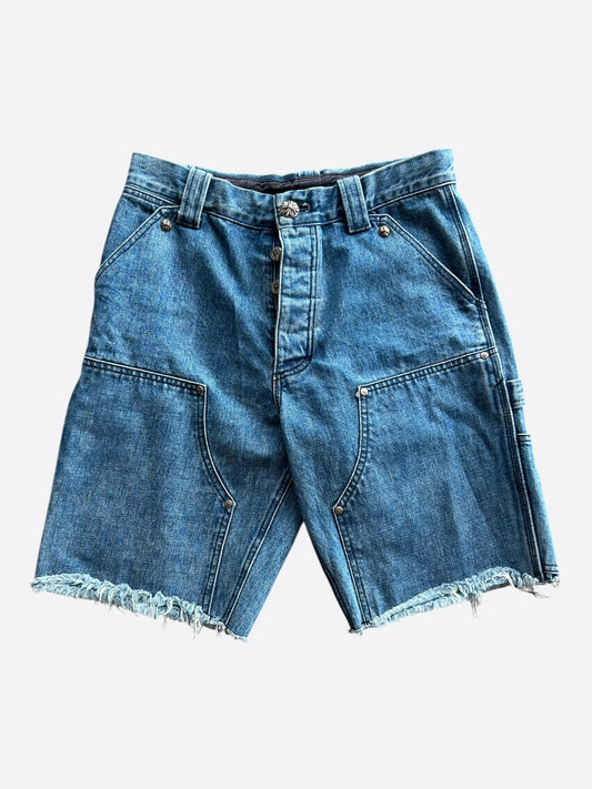 Chrome Hearts Blue Carpenter Shorts