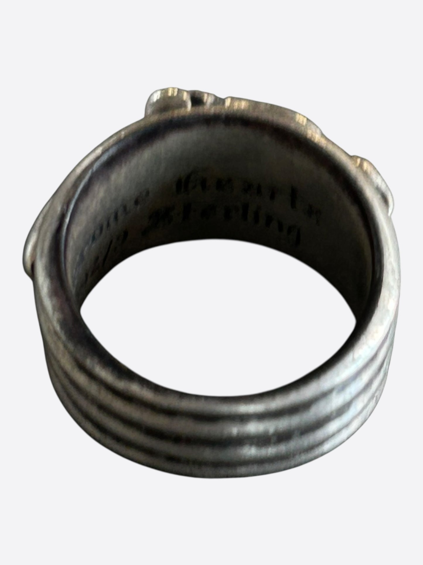 Chrome Hearts Silver Dagger Ring