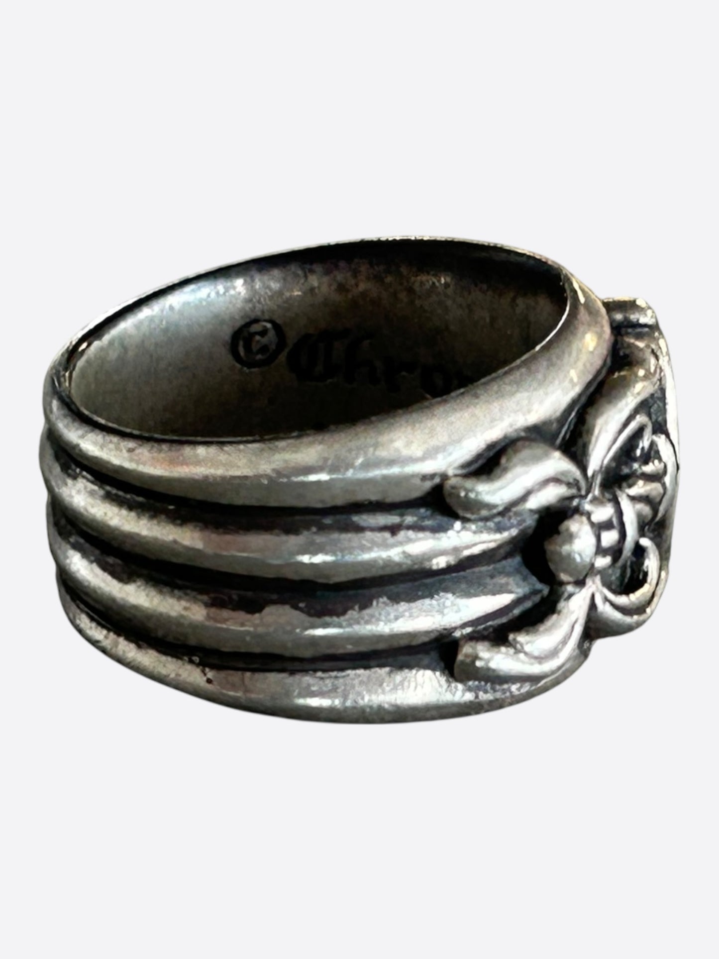 Chrome Hearts Silver Dagger Ring