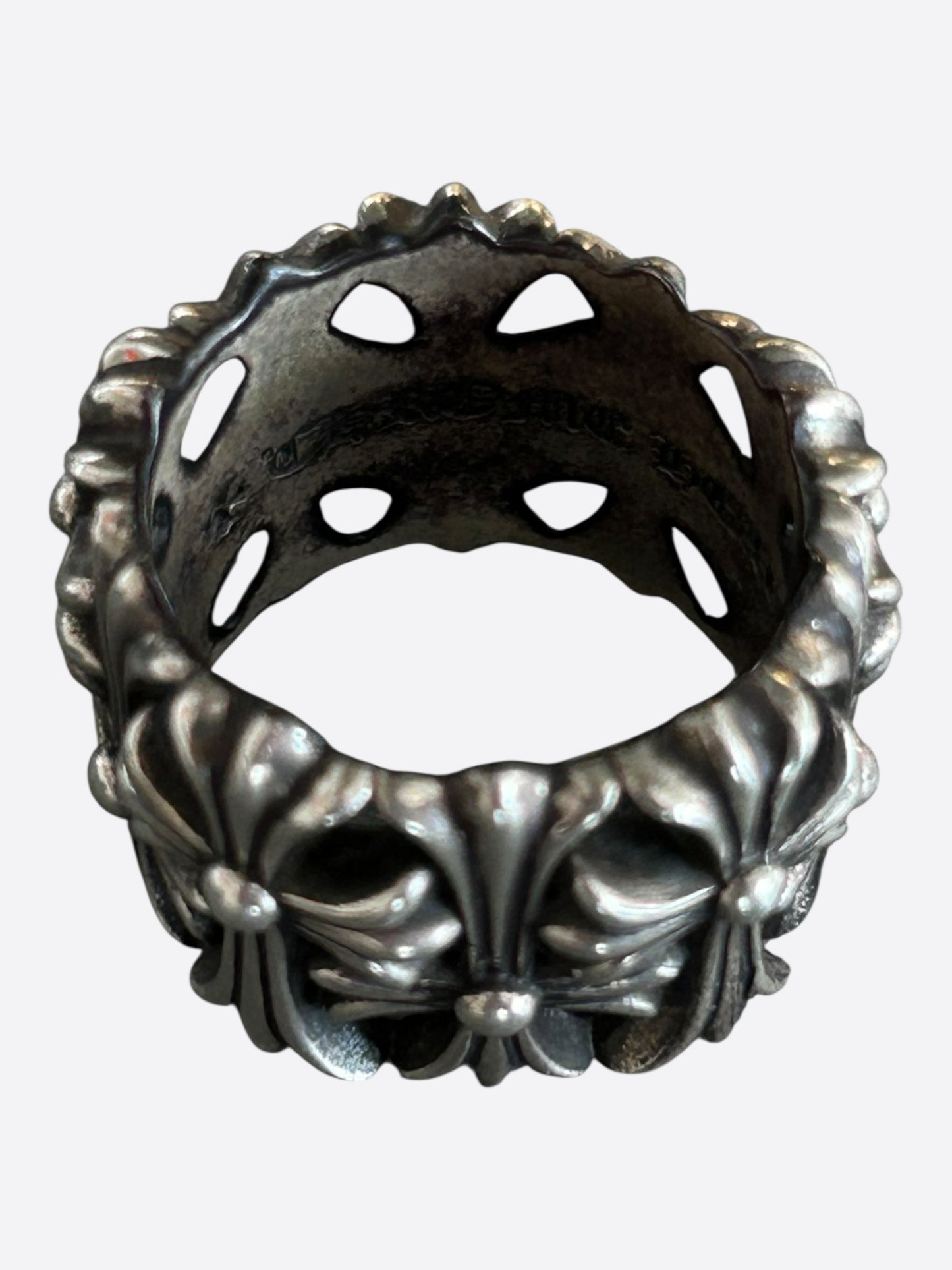 Chrome Hearts Silver Cemetery Ring