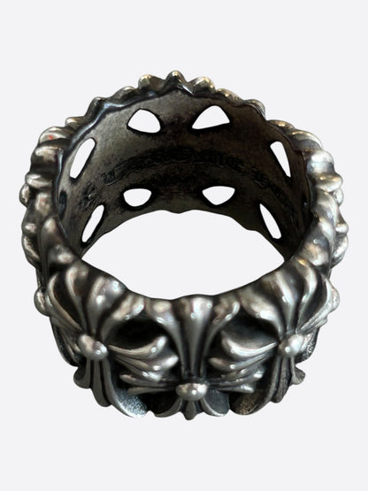 Chrome Hearts Silver Cemetery Ring