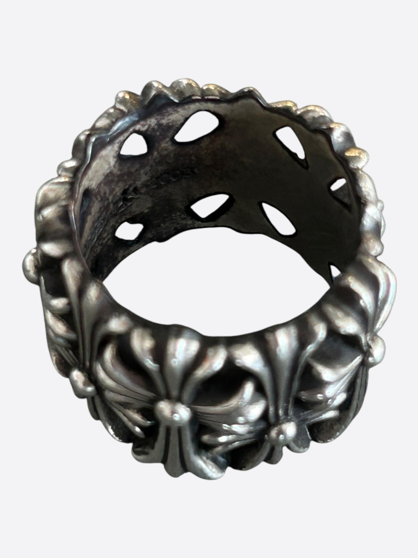 Chrome Hearts Silver Cemetery Ring
